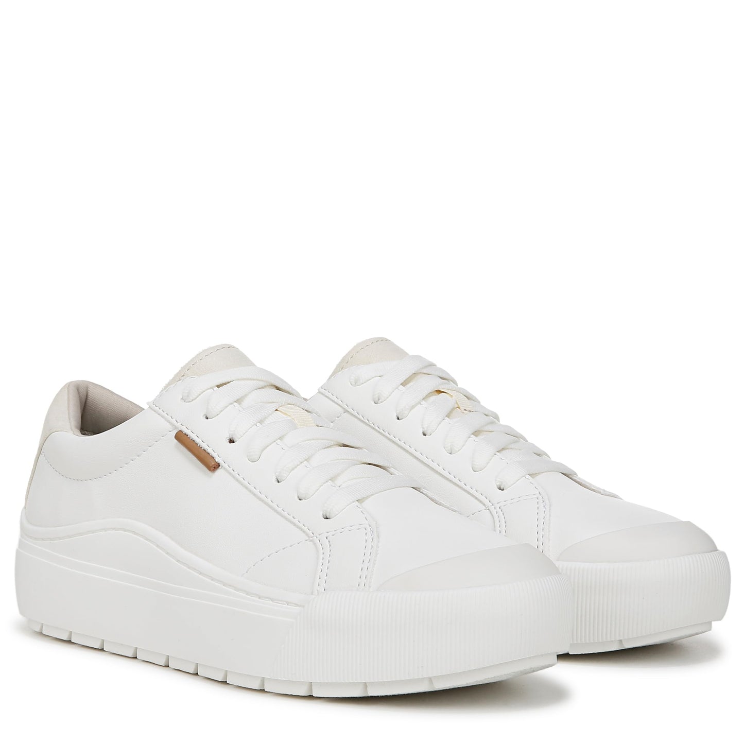 Dr. Scholl's Shoes Womens Time Off Platform Slip On Fashion Sneaker,White Smooth,9