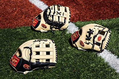 Rawlings | HEART OF THE HIDE Baseball Glove | R2G - Narrow Fit | Advanced Break-In | 11.5" | Pro I Web | Right Hand Throw | Camel/Black