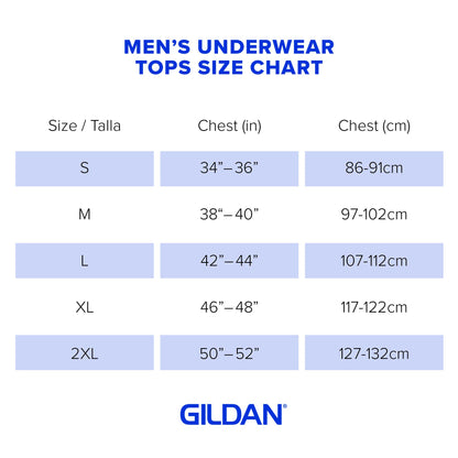 Gildan Men's Crew T-Shirts, Multipack, Style G1100, Black (6-Pack), 2X-Large