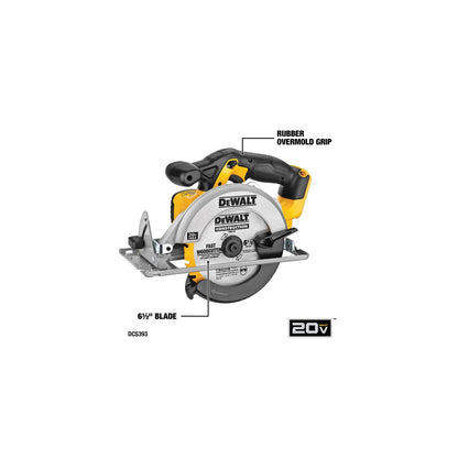 DEWALT Tools 5 Tool Power Tool Combo Kit, Cordless Drill Impact Driver Saw Oscillating Multi-tool Set with 20V MAX Battery and Charger (DCK551D1M1)