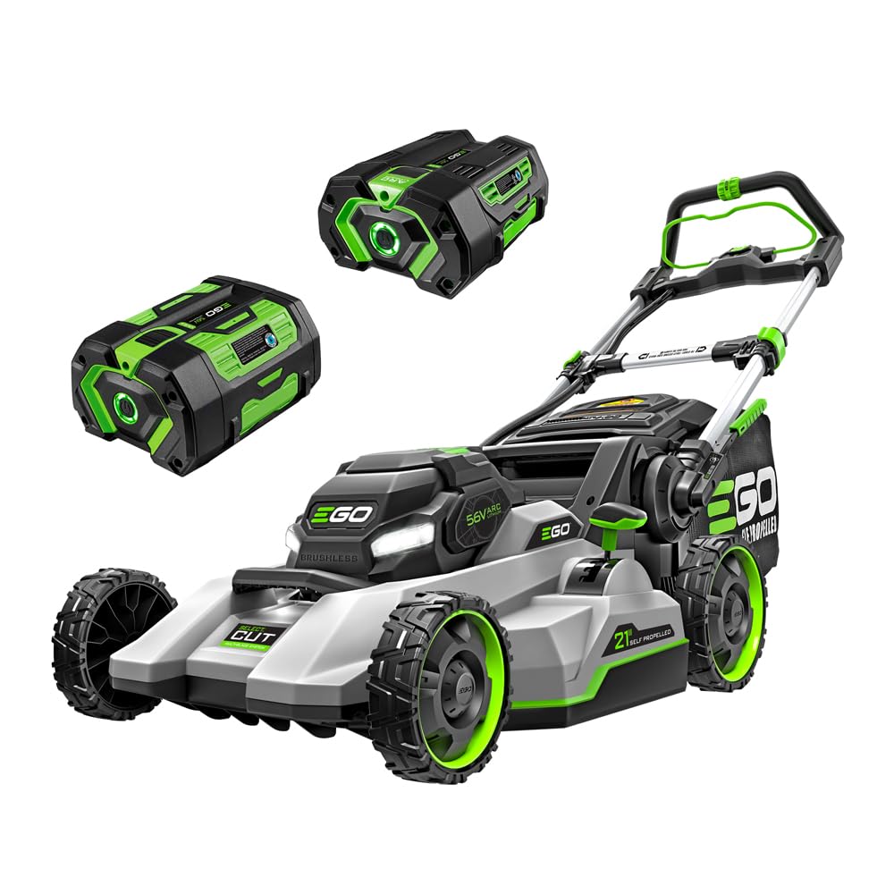 EGO Power+ LM2135SP 21-Inch Self-Propelled Lawn Mower Kit (7.5Ah Battery and Rapid Charger Included), get (1) extra BA2800T 5.0Ah Battery