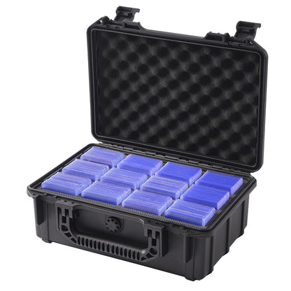 BOMIIPOR Toploader Storage Box, Holds 360+ Top Loaders - Premium Top Loader Case for 3" x 4" 35pt Rigid Cards,Top Loaders & Magnetic Card Holders, Sports Card Storage Boxes for Trading Cards