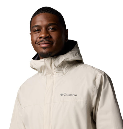 Columbia Men's Watertight II Waterproof Rain Jacket, Dark Stone, X-Large