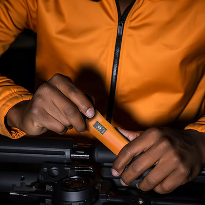 KNINE OUTDOORS Torque Screwdriver Wrench Driver Set 10-70 Inch Pounds lbs for Maintenance with T-bar Handle, 40 Hex Bits, 1/4" Socket, Shaft Extension, For Tools, Bike Repairing and Mounting (Orange)