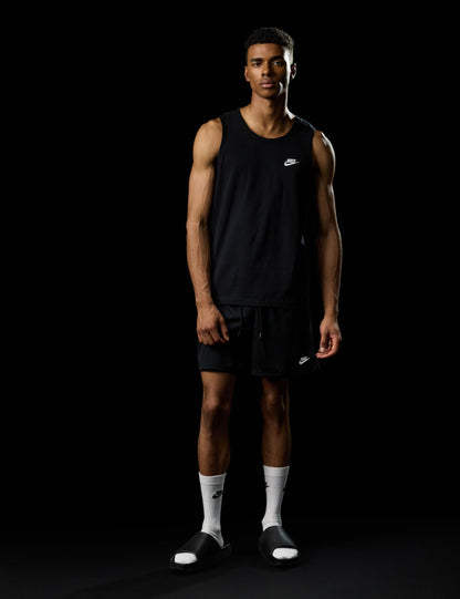 Nike Men's Calm Slides, Black/Black, 12