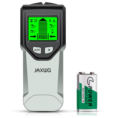 Stud Finder Wall Scanner - 5 in 1 Stud Finder Tool w/Microprocessor Chip and HD LCD Display, Stud Detector Beam Finders for Center & Edge of Wood AC Wire Metal Studs Joist Pipe