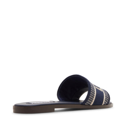 Steve Madden Women's Knox Sandal, Navy, 6