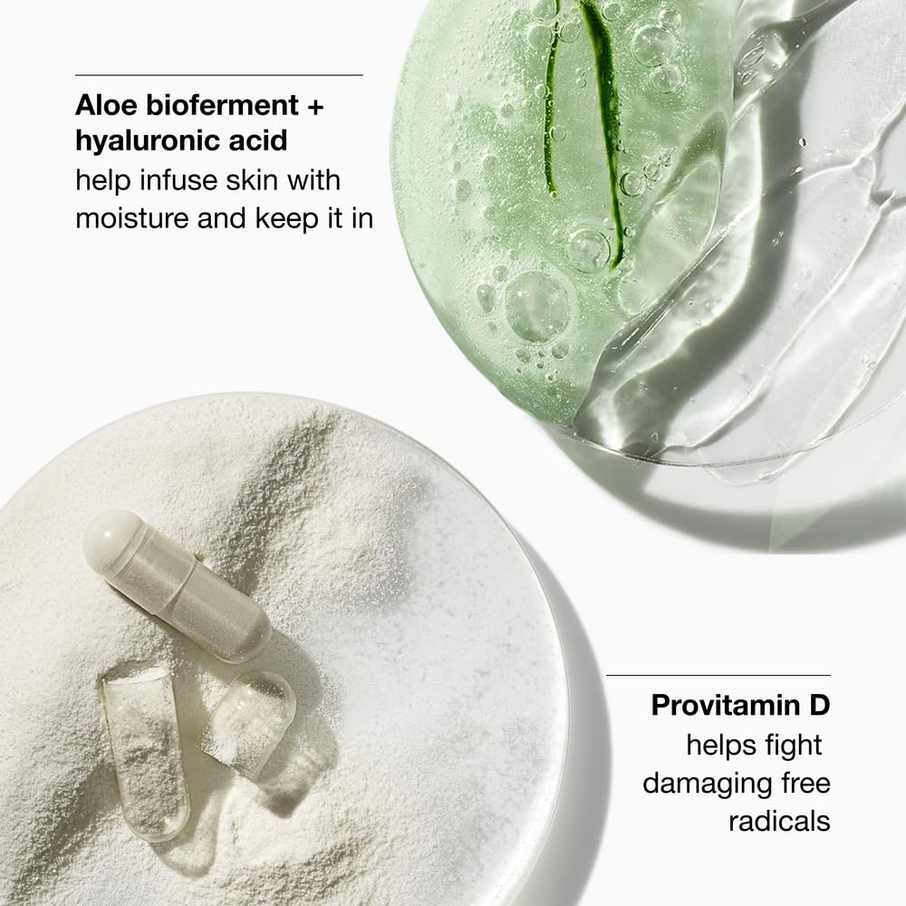 Clinique Moisture Surge Broad Spectrum SPF 28 Sheer Hydrator Face Moisturizer With Hyaluronic Acid, Aloe Bioferment + Provitamin D | Hydrating + Protecting, 2.5 Fl Oz