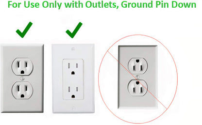 Sleek Socket Original & Patented Flat Ultra-Thin Outlet Concealer with Extension Cord Kit, Multi Outlets Power Strip, Ideal for Home Improvement, Hide Bulky and Messy Cords, 3ft