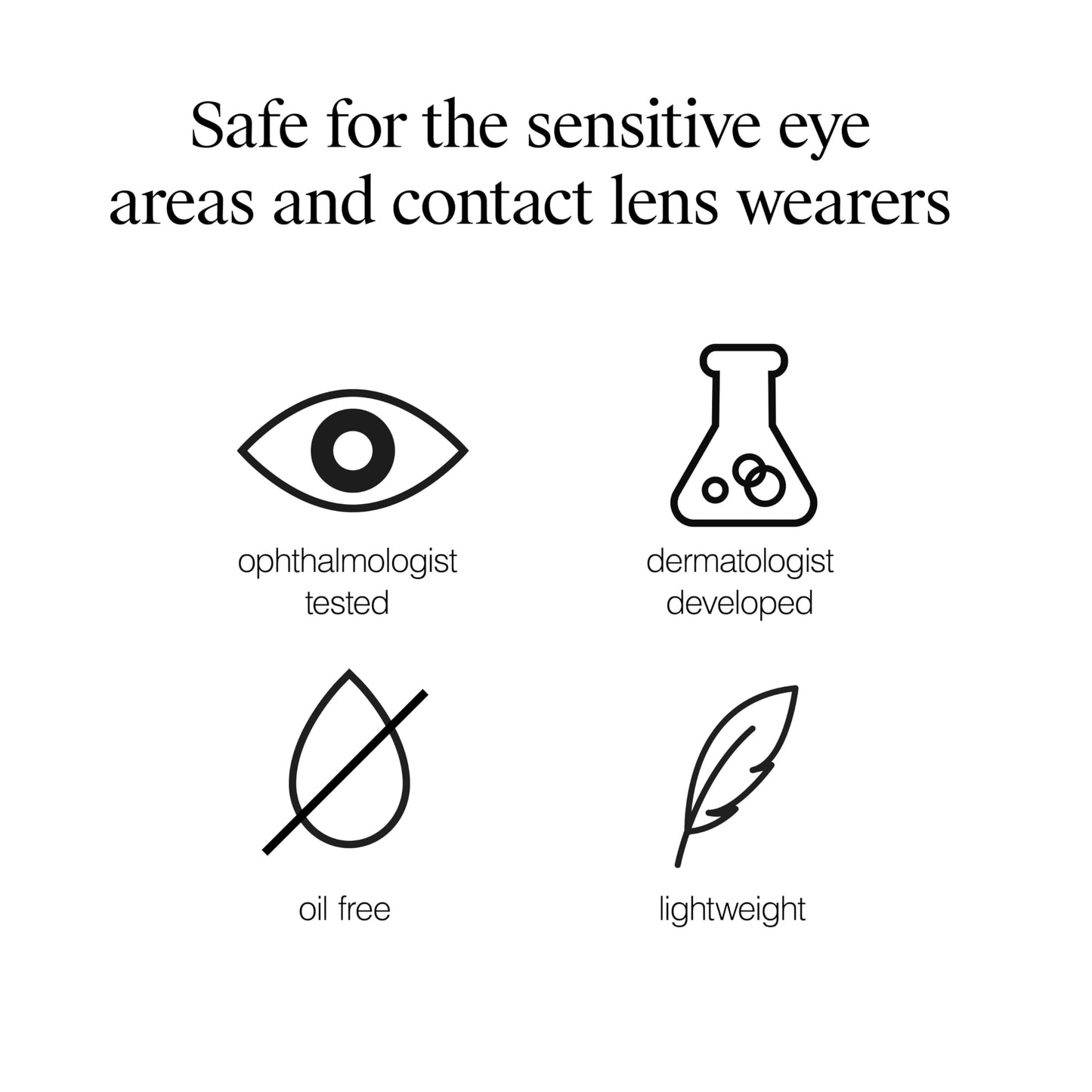 Neutrogena Gentle Oil-Free Eye Makeup Remover & Cleanser for Sensitive Eyes, Dissolves Waterproof Mascara, Non-Greasy Liquid Makeup Remover, Dermatologist & Ophthalmologist Tested, 8 fl. oz