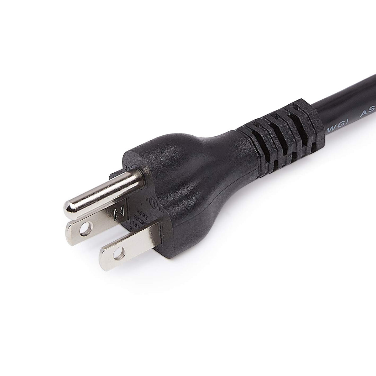 Amazon Basics Extension Cord, 13 Amps, 125V, 10 Foot, Black - Pack of 2