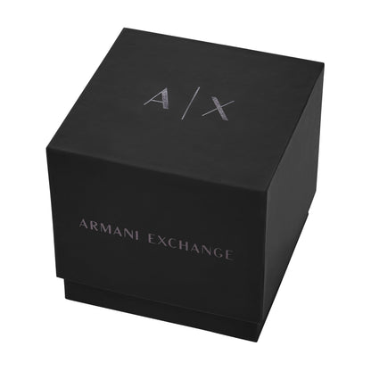 Armani Exchange A|X Men's Three-Hand Black Stainless Steel Watch (Model: AX2189)
