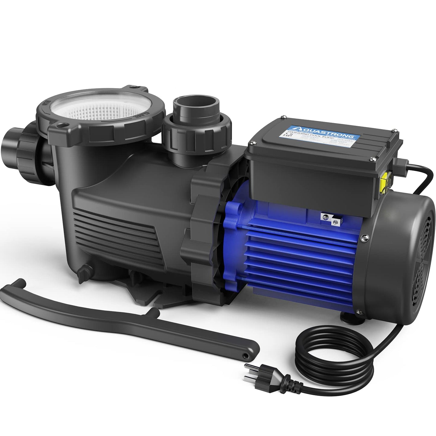 AQUASTRONG In/Above Ground Pool Pump, High Flow (Dual Speed, 1.5HP, 4975 GPH, 115V)