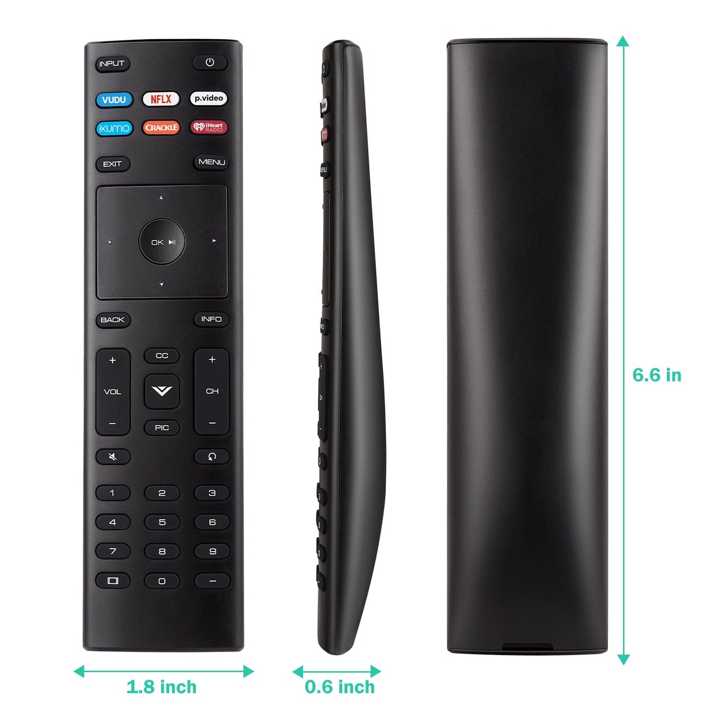 Universal for VIZIO Smart TV Remote Control Replacement XRT136