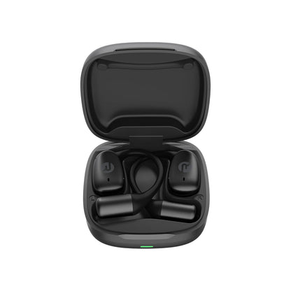 Raycon Essential Open Earbuds – True Wireless Open Ear Bluetooth 6.0 Headphones, Ultra-Lightweight, Comfort Hook Design, IPX5 Water Resistant, 36 Hours of Battery Life (Black)