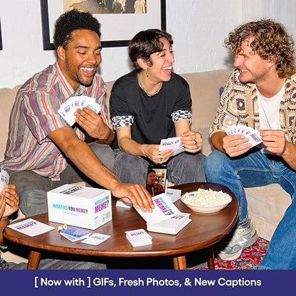 WHAT DO YOU MEME? Core Game, Now Including GIF's by Relatable, The Essential Adult Party Game for Meme Lovers, A Fun White Elephant Gifts and Stocking Stuffers