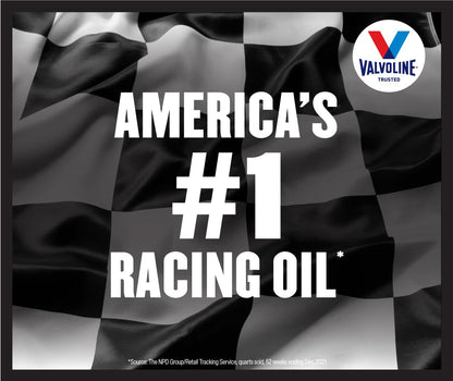 Valvoline VR1 Racing Synthetic SAE 20W-50 Motor Oil 1 QT, Case of 6