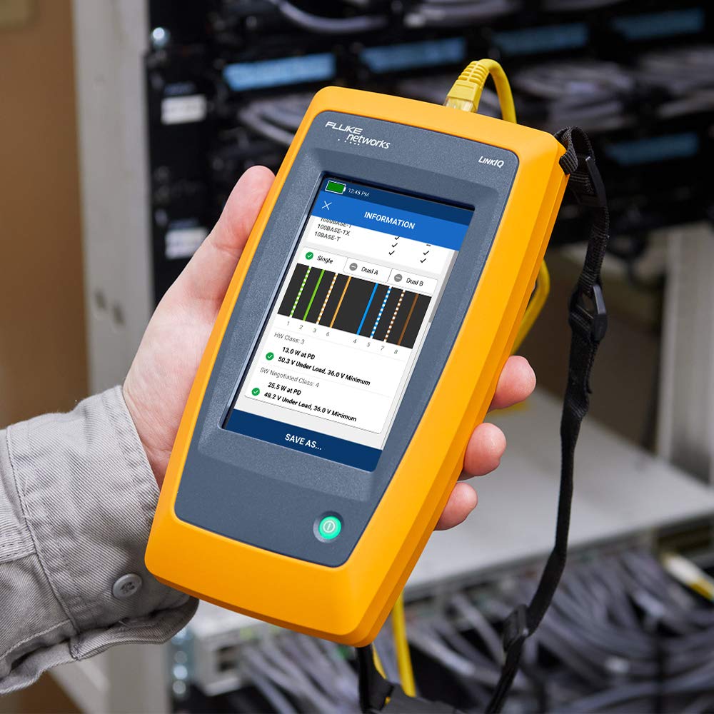 Fluke Networks LIQ-100 LinkIQ Cable + Network Tester