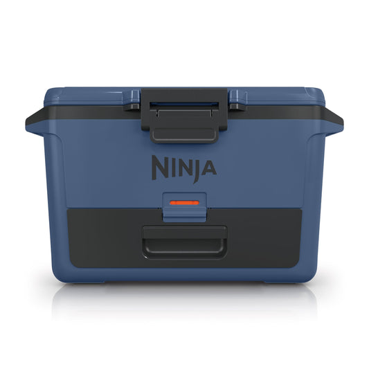 Ninja FB151BL FrostVault 50qt Hard Cooler with Dry Zone, Integrated Fridge-Temp Dry Storage Drawer, Premium Heavy-Duty Insulated Cooler, Keeps Ice for Days, Lakeshore Blue