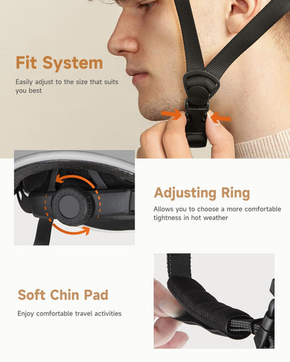 Findway Pro Bike Helmet for Adults,Adjustable Cycling Helmet for Men & Women [Safety Certified] Bicycle Helmet for Commuting, Road Biking, Skating with Adjustable Dial