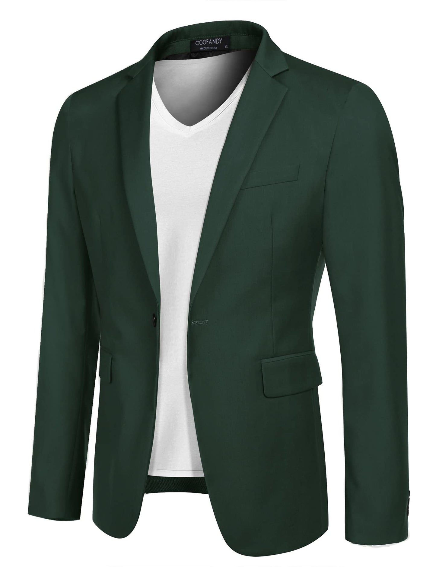 COOFANDY Men's Sport Coats & Blazers Green Suit Jacket Lightweight Dress Blazer (Green L)