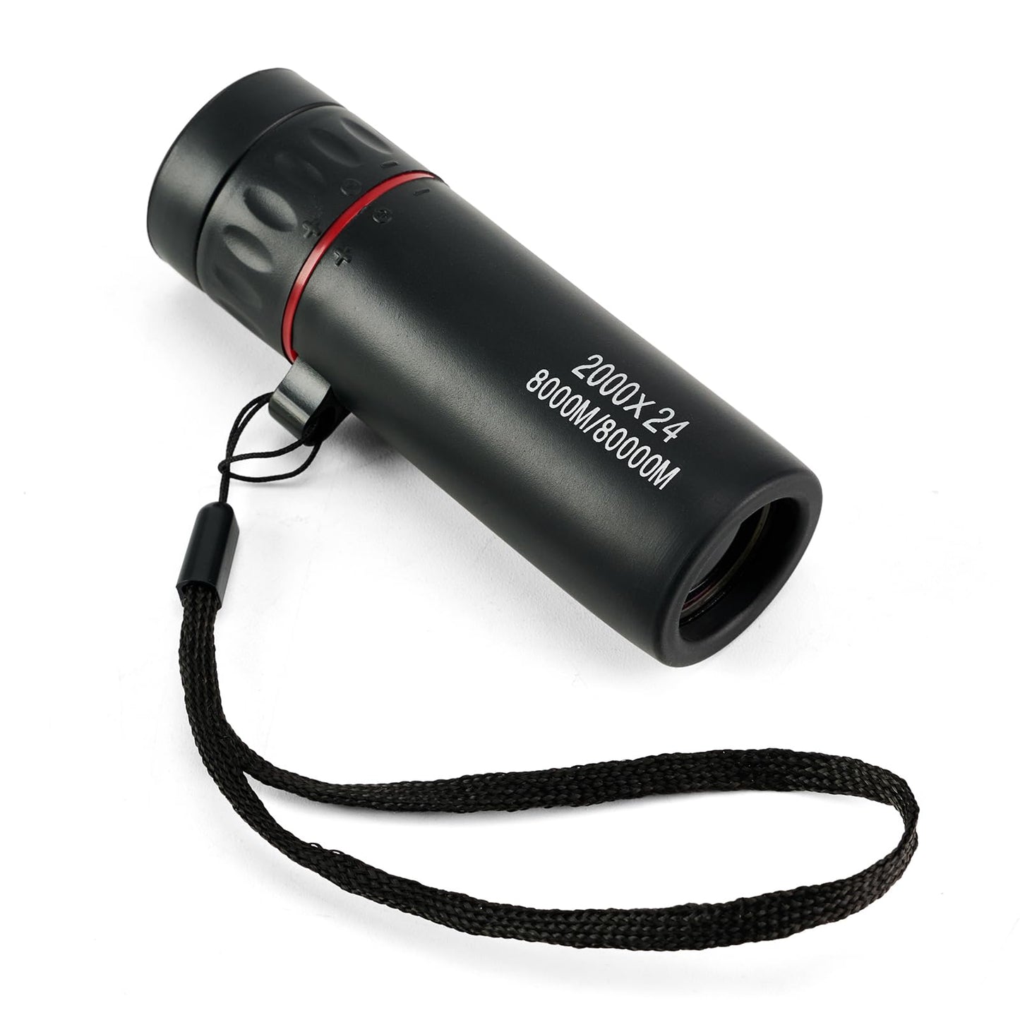 Mini Monocular Telescope Focusing Optical Binoculars Waterproof and Non-Slip Monoculars for Adults, Black