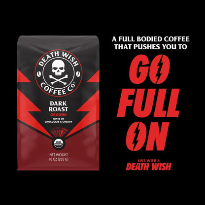 Death Wish Coffee - Dark Roast Single Serve Pods - (50 Count)