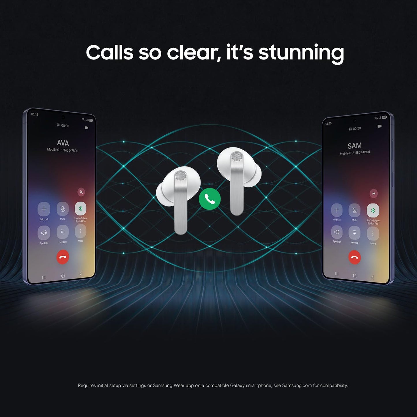 Samsung Galaxy Buds 4 Pro (2026) AI True Wireless Bluetooth Earbuds + $30 Gift Card, Hi-Res Audio, 2-Way Speaker, ANC 2.0, Optimized Comfort, IP57, Live Translation, Black [US Version, 2 Yr Warranty]