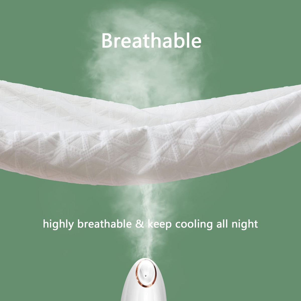 Premium 100% Waterproof Mattress Protector Queen Size, Breathable Bed Cover 3D Air Fabric Cooling Mattress Pad Cover Smooth Soft Noiseless Washable, 8''-21'' Deep Pocket