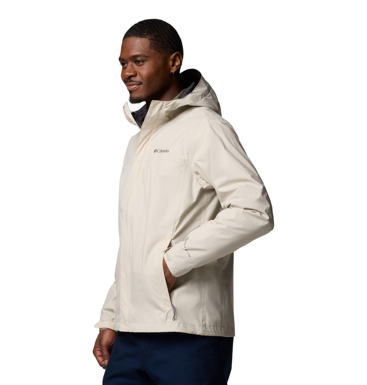 Columbia Men's Watertight II Waterproof Rain Jacket, Dark Stone, X-Large