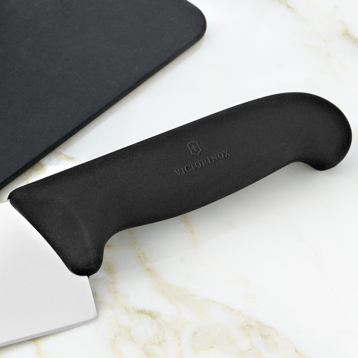 Victorinox Swiss Army 5.2063.20-X4 Fibrox Straight Chef's Knife Black 8 in