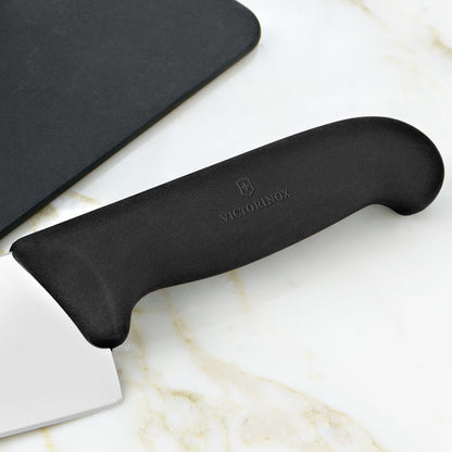 Victorinox Swiss Army 5.2063.20-X4 Fibrox Straight Chef's Knife Black 8 in