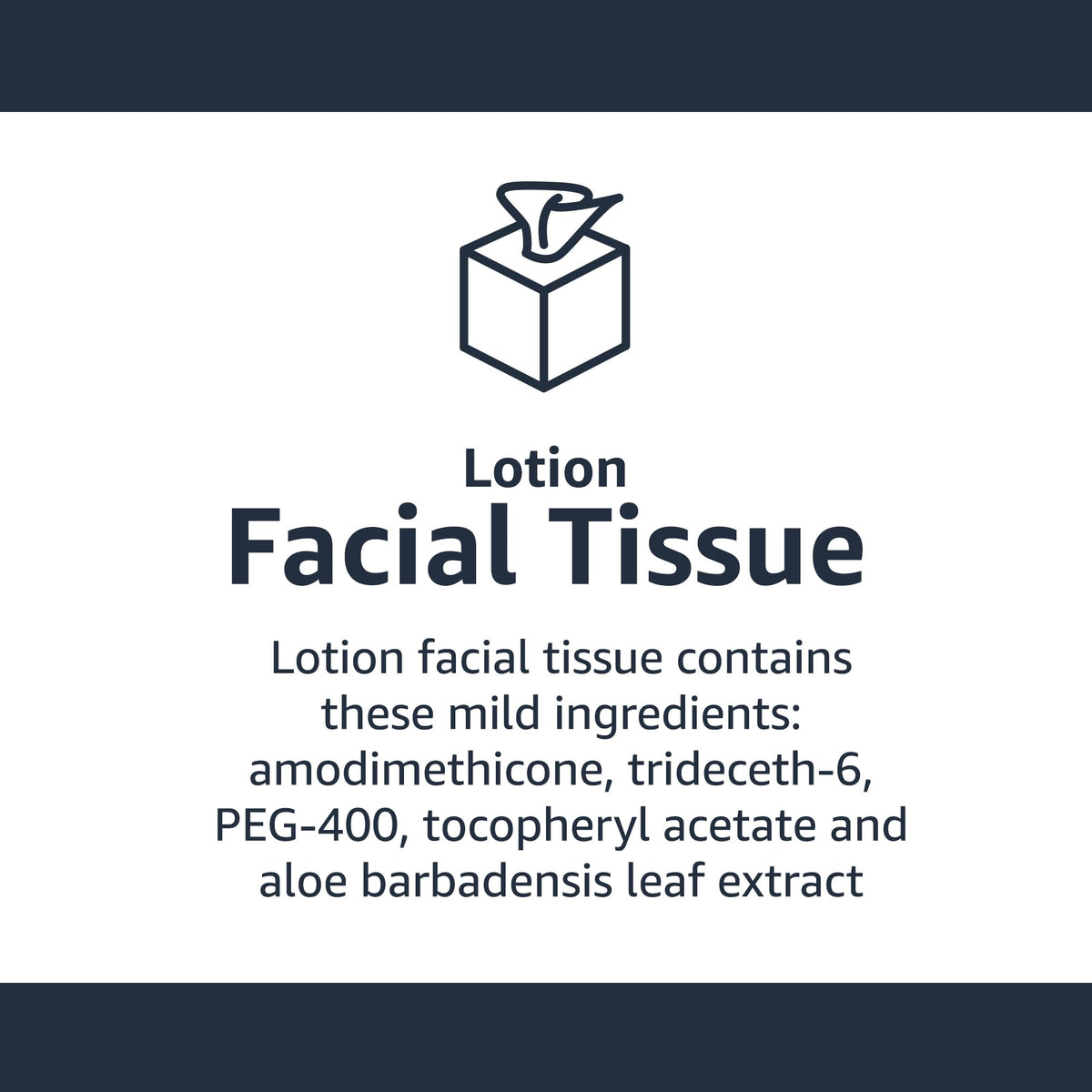 Amazon Basics Facial Tissue with Lotion, 2-Ply, 1350 Count (18 Packs of 75), (Packaging May Vary)