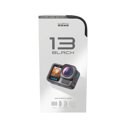 GoPro HERO13 Black Ultra Wide Edition - Waterproof Action Camera with 5.3K60 Video, 27MP Photo, Boosted 177-degree FOV + Compatability with HB-Series Lenses