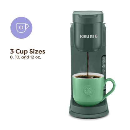 Keurig K-Express Single Serve K-Cup Pod Coffee Maker, 3 Brew Sizes, Strong Button Feature, 42oz Removable Reservoir, Evergreen