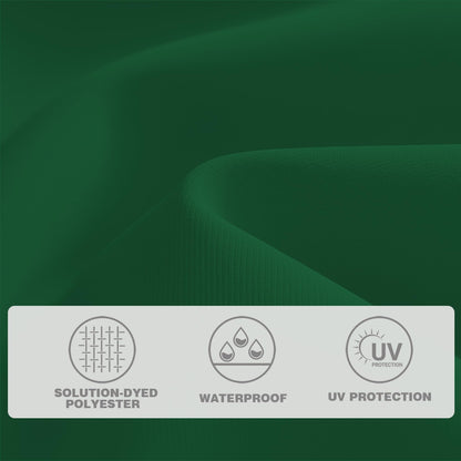 AreShark 9 FT Patio Umbrella for Outdoor, Outdoor Umbrella with Push Button Tilt and Crank, Outdoor Patio Umbrellas with 8 Sturdy Ribs for Market, Garden, Deck, Backyard, Pool (Dark Green)