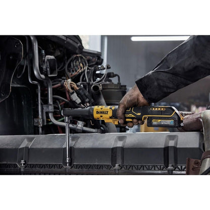DEWALT 20V MAX XR Cordless Ratchet, 3/8" and 1/2" Sealed Head Ratchet, Bare Tool Only (DCF510B)