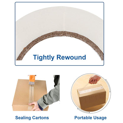 P PERFECTAPE Heavy Duty Packing Tape 6 Rolls, Total 360Y, Clear, 2.7 mil, 1.88 inch x 60 Yards, Ultra Strong, Refill for Packaging and Shipping