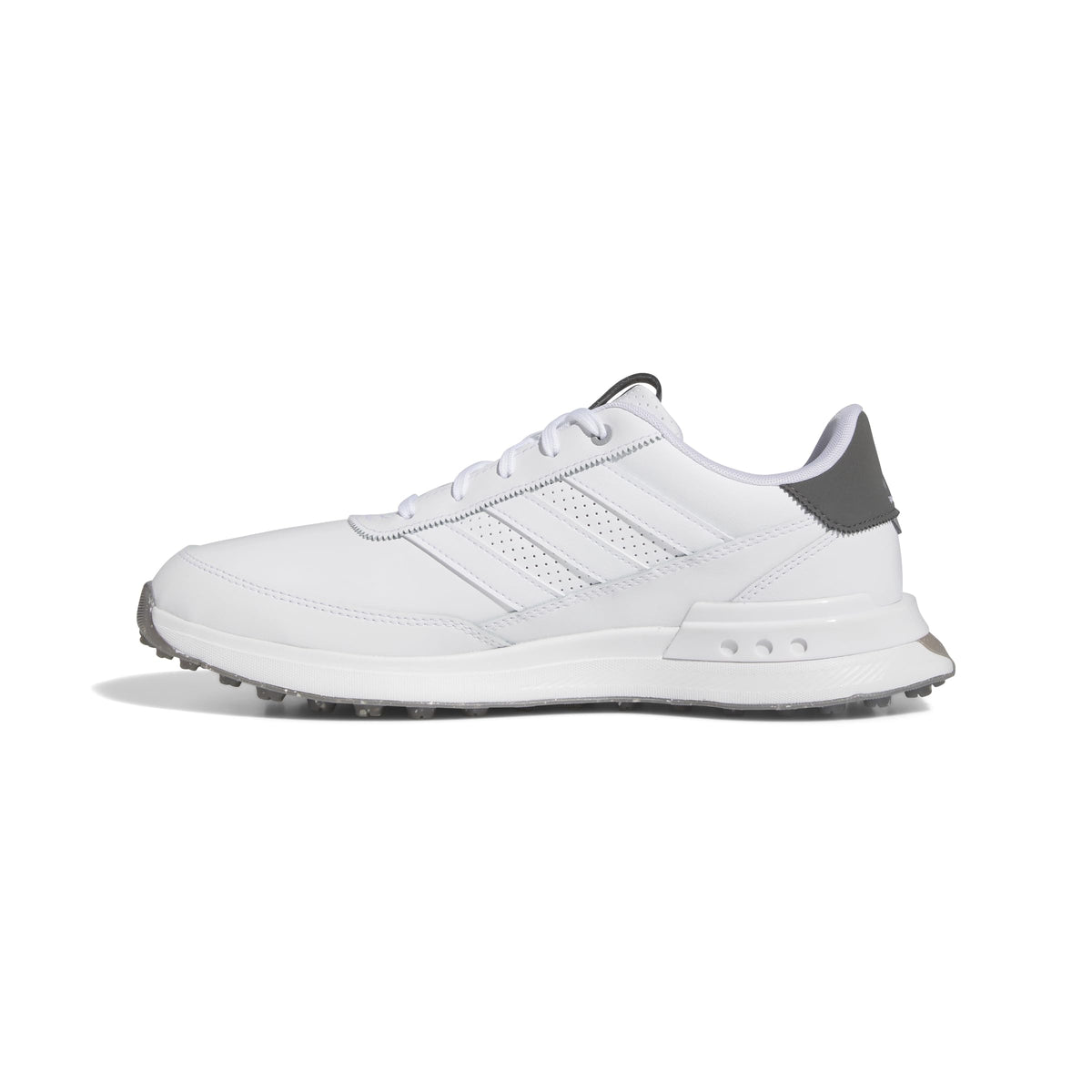 adidas Men's S2G Spikeless Leather 24 Golf Shoes, Footwear White/Charcoal, 8
