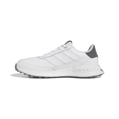 adidas Men's S2G Spikeless Leather 24 Golf Shoes, Footwear White/Charcoal, 8