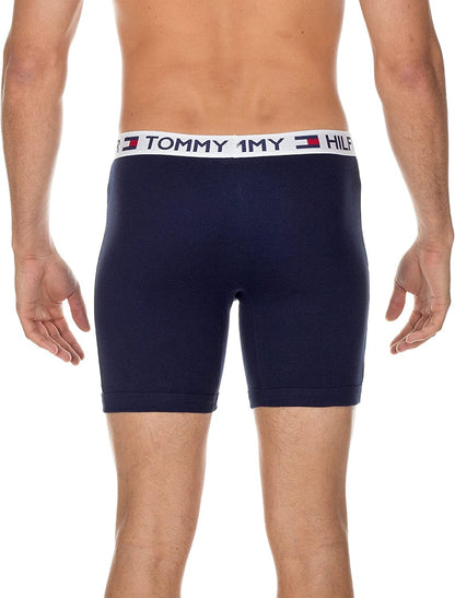 Tommy Hilfiger Men's 4 Pack Boxer Brief Red Navy White, Red/Navy/White, XX-Large