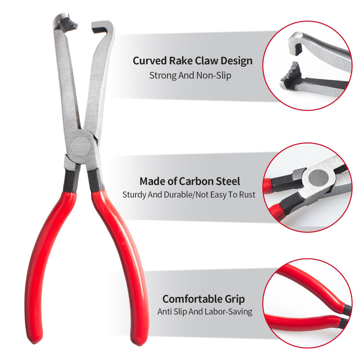 3 PCS Electrical Disconnect Pliers for Cars, Electrical Connector Separator Tool and Automotive Electrical Connector Pliers