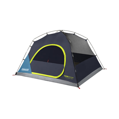 Coleman 4/6/8/10 Person Skydome Dark Room Tent with Rainfly, 5 Minute Setup, Blocks 90% of Sunlight, 20% More Headroom Than Traditional Tents