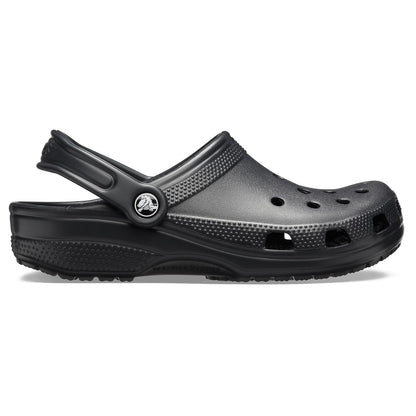 Crocs Unisex-Adult Classic Clogs, Black, 11 Men/13 Women