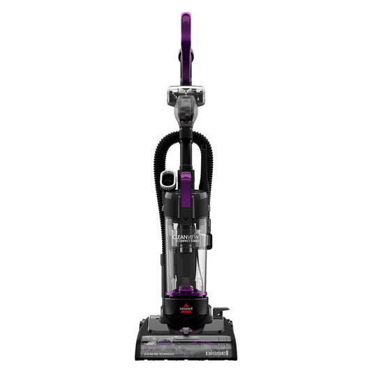 Bissell CleanView Compact Turbo Upright Vacuum with Quick Release Wand, Full Size Power, Compact Size for Apartments & Dorms, 3437F