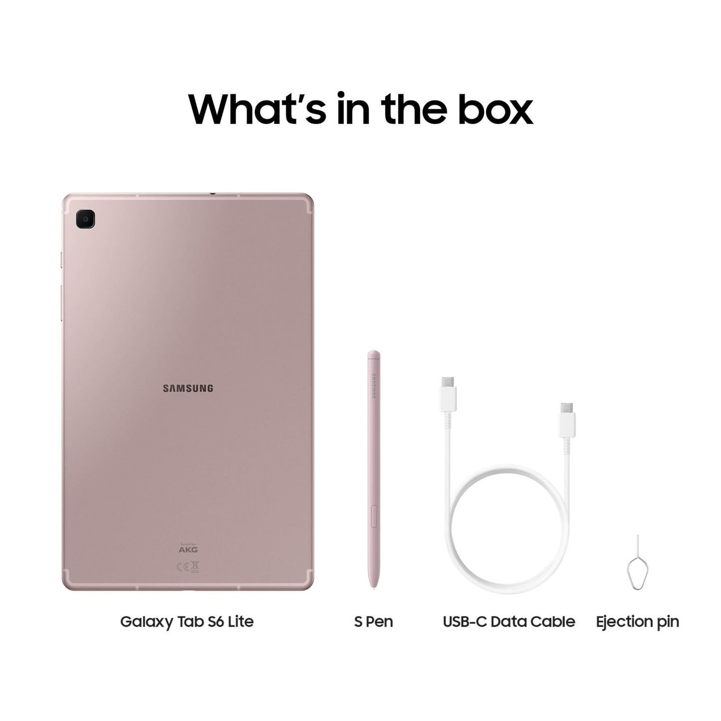 SAMSUNG Galaxy Tab S6 Lite (2024) 10.4' 64GB WiFi Android Tablet, S Pen Included, Gaming Ready, Long Battery Life, Slim Metal Design, Expandable Storage, US Version, Chiffon Pink, Amazon Exclusive