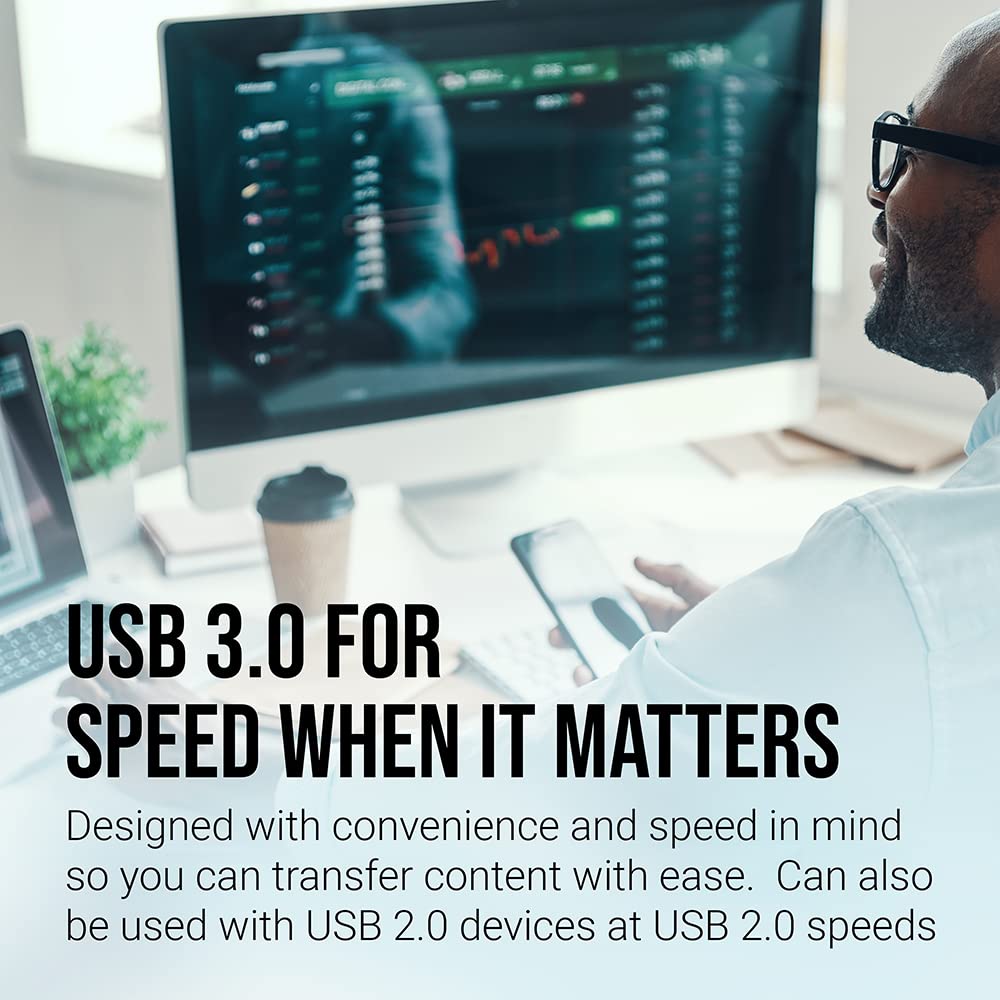 PNY 128GB Turbo Attaché 3 USB 3.0 Flash Drive 5-Pack – Grey, P-FD128X5TBOP-MP, 100MB/s, Light-Weight Durable - Data Storage and Transfer