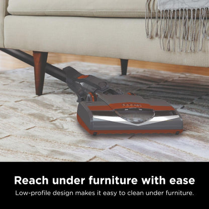 Shark Rocket Ultra-Light Corded Bagless Vacuum for Carpet and Hard Floor Cleaning with Swivel Steering (HV301), Gray/Orange