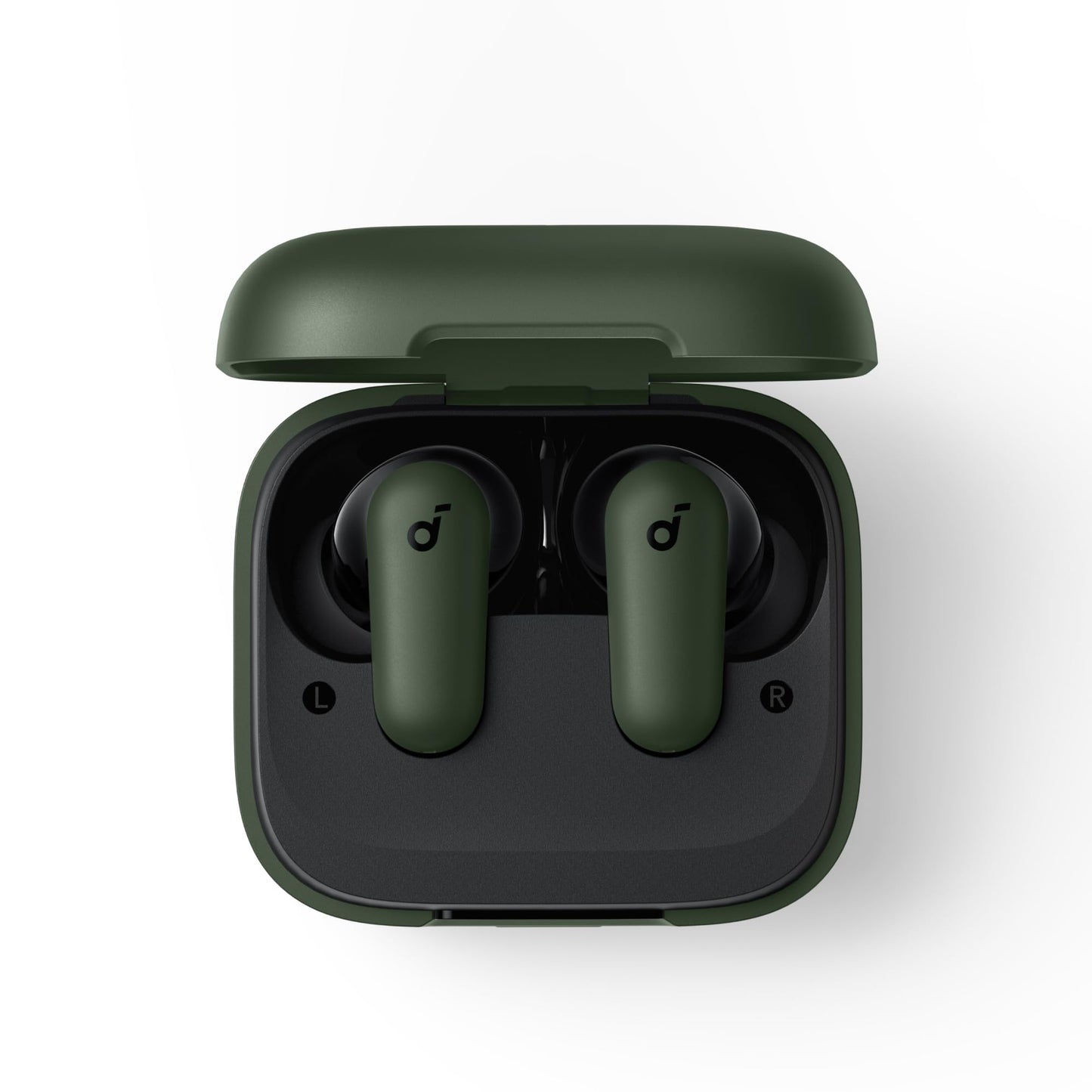 Soundcore P30i by Anker Noise Cancelling Earbuds, Strong and Smart Noise Cancelling, Powerful Bass, 45H Playtime, 2-in-1 Case and Phone Stand, IP54, Wireless Earbuds, Bluetooth 5.4 (Green)