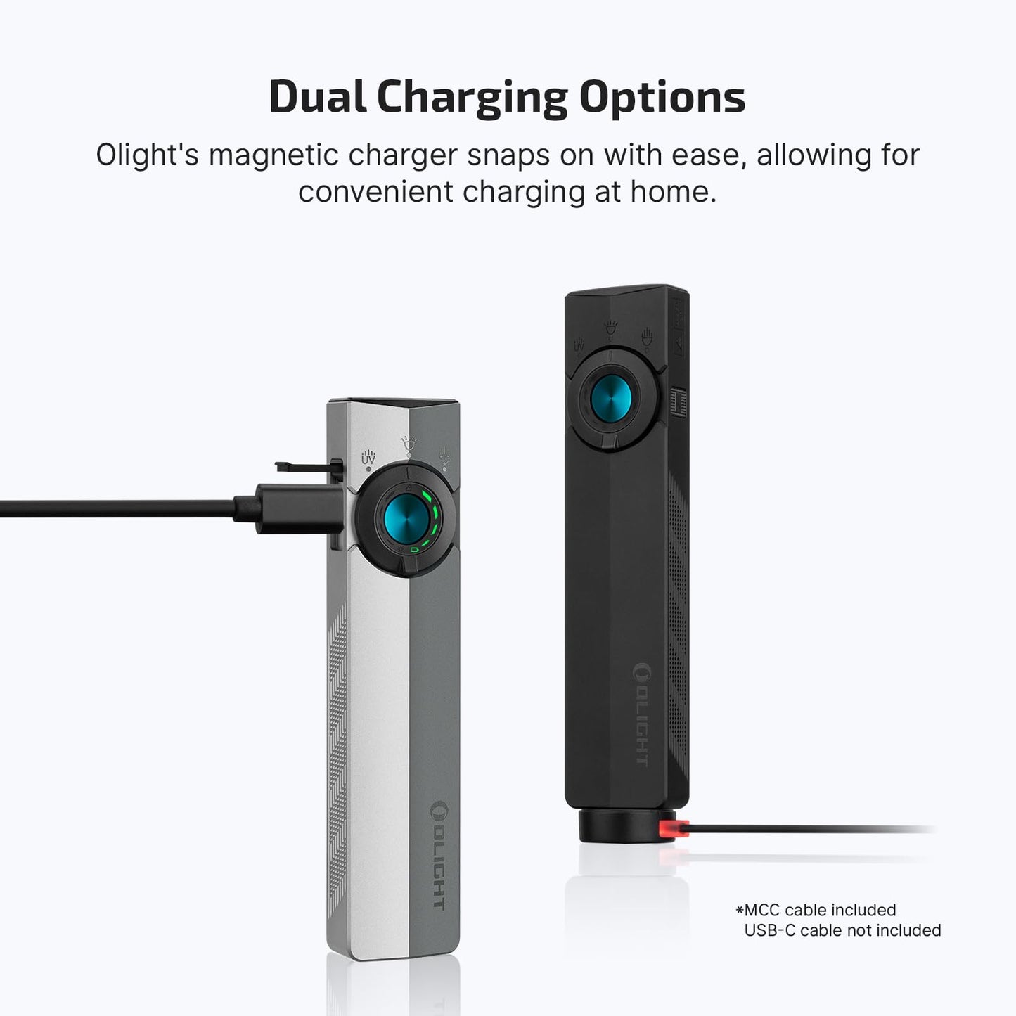 OLIGHT ArkPro EDC Flat Flashlight Rechargeable with Green Beam, UV and White LED, 1500 Lumens USB-C Pocket Camping Flashlight, Spotlight Floodlight for Outdoor Emergency Working (Phantom Squadron CW)